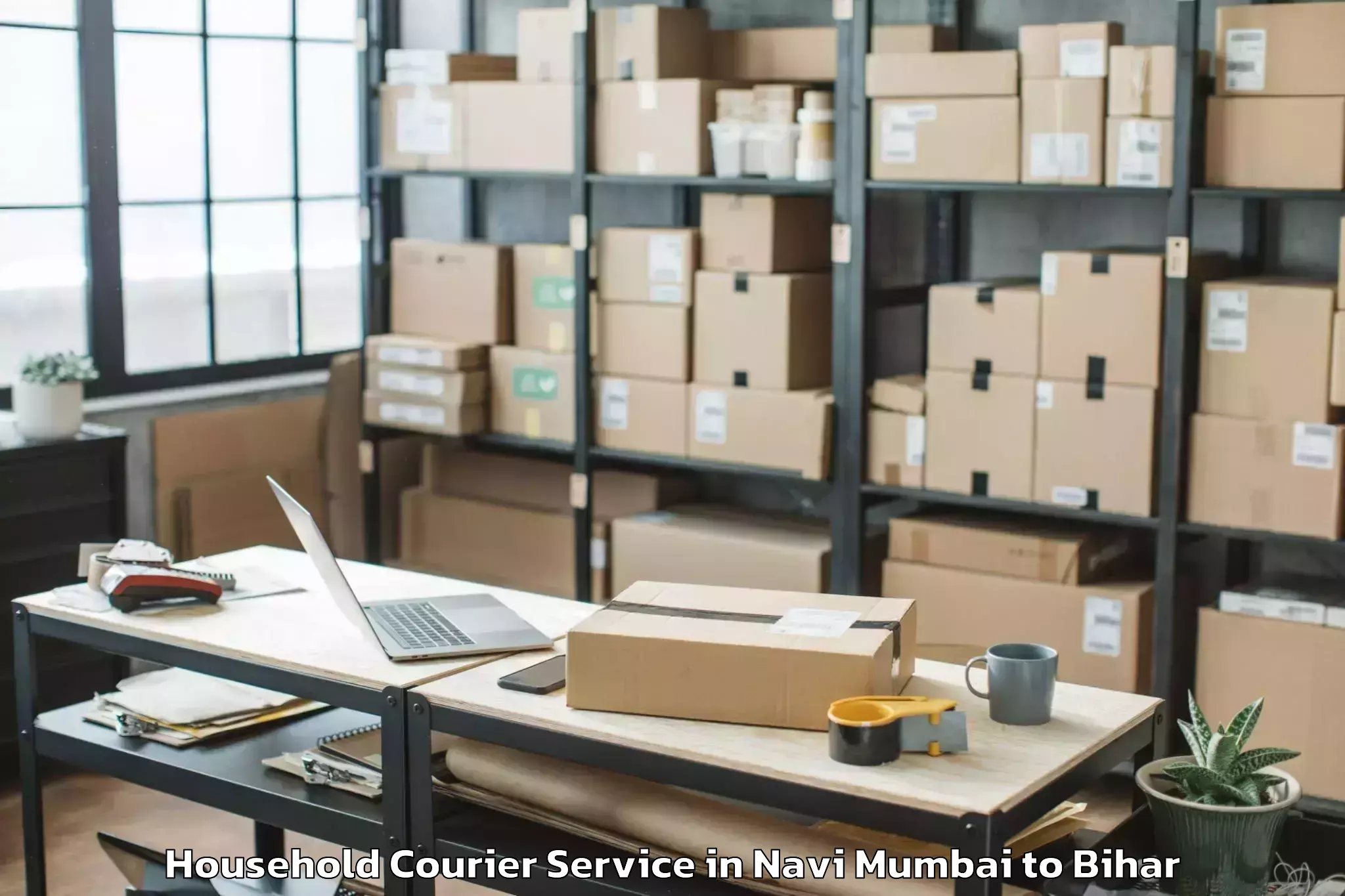 Top Navi Mumbai to Sudhani Household Courier Available